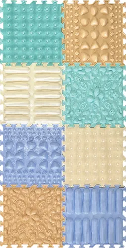 Ortoto Sensory Massage Puzzle Matten Gras Box 8 Stück