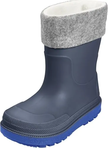 Playshoes Regenstiefel mit herausnehmbarer Futter-Socke für Kinder - Gummistiefel für Kinder mit herausnehmbarer Futter-Socke, ideal für wechselhaftes Wetter, leicht, wasserfest und maschinenwaschbar.