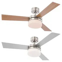 Moderne LED Deckenventilator mit Beleuchtung und Fernbedienung