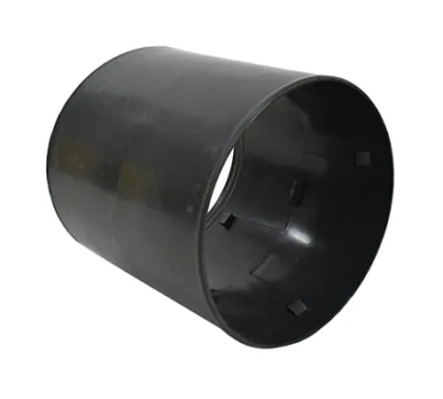 Verbindungsmuffe Drainagerohr DN50-DN100 Verbinder Drainageleitung Vlies Filter Muffe Verlängerungsmuffe (DN100)