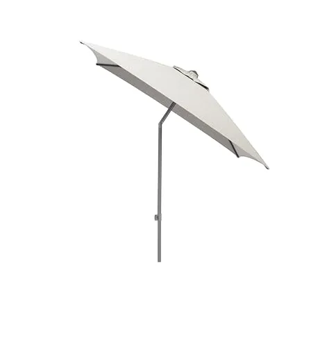 KETTLER EASY PUSH Neigungsverstellbarer Stockschirm 200x200 cm - Quadratischer Sonnenschirm mit manuellem Neigungsmechanismus für flexiblen Schatten. Witterungsbeständiger Bezug aus hochwertigem Polyester mit Teflon-Beschichtung und UPF 50+ für optimalen Schutz.