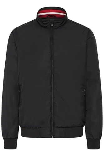 Blend Zyklo Herren Softshell Jacke Funktionsjacke Übergangsjacke mit Stehkragen, Größe:XXL, Farbe:Black (70155)