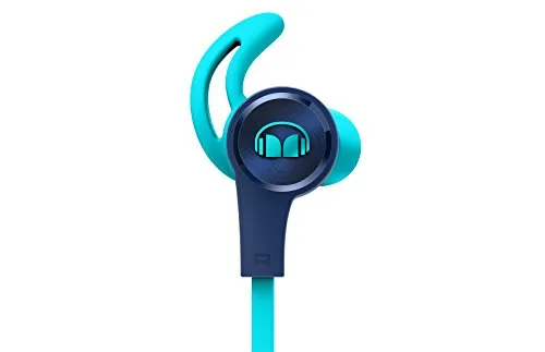 Monster 137093-00 iSport Achieve In-Ear Kopfhörer blau - Kopfhörer für Sportler, robust, schweißresistent und wasserfest - perfekter Sound für dein Training!