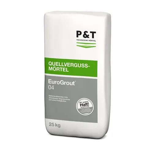 EuroGrout 04 Quellvergußmörtel 25kg 0-4mm Füllmörtel Vergussmörtel Mörtel