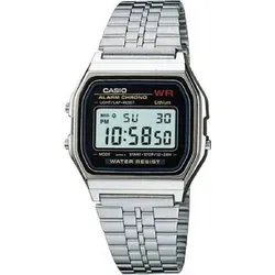 Casio Vintage A159WA-N1DF Uni-Armbanduhr - Digitaluhr mit Quarzwerk, wasserdicht bis 30 m, inklusive Alarm und Hintergrundbeleuchtung – perfekt für den täglichen Gebrauch und stylisch zugleich.