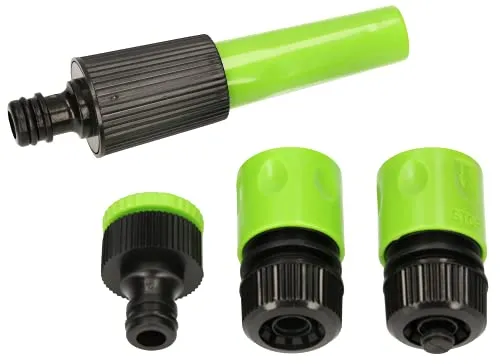 KOTARBAU® Spritz-Satz 4-tlg. für 1/2'' Gartenschlauch Gerade Spritzdüse Komplettset