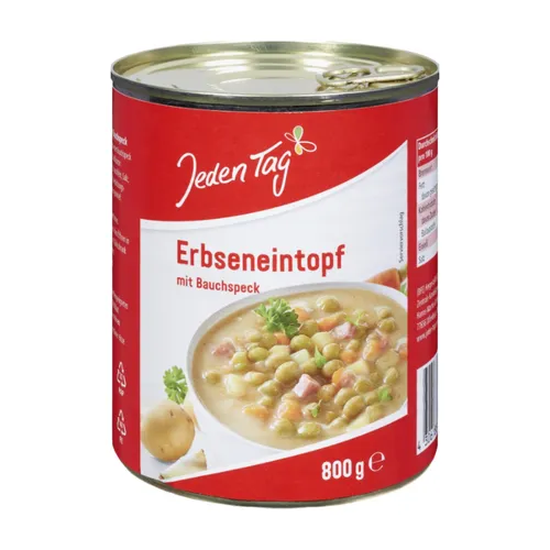 Jeden Tag Erbseneintopf Deftig, 800 g Dose