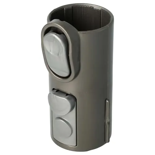 vhbw Staubsauger Adapter kompatibel mit Dyson DC19T2, DC22, DC23, DC23T2, DC24, DC26 (Alt auf Modern) - schwarz/rot