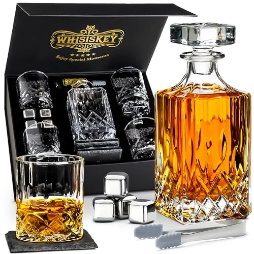 WHISISKEY Whiskey Karaffe Set von Whisiskey