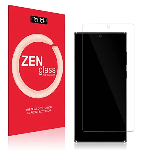 Produktbild ZenGlass (2 Stück Flexible Glas-Folie kompatibel mit Samsung Galaxy S23 Ultra Schutzfolie I Display-Schutzfolie 9H I (Kleiner Als Das Gewölbte Display)