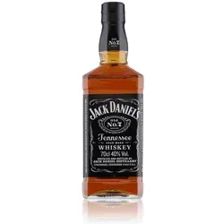 Jack Daniel's Tennessee Whiskey 40% Vol. 0,7l - Whisky, berühmter Tennessee Whiskey mit einzigartigem Charcoal Mellowing-Prozess für unverwechselbare Milde und komplexen Geschmack.