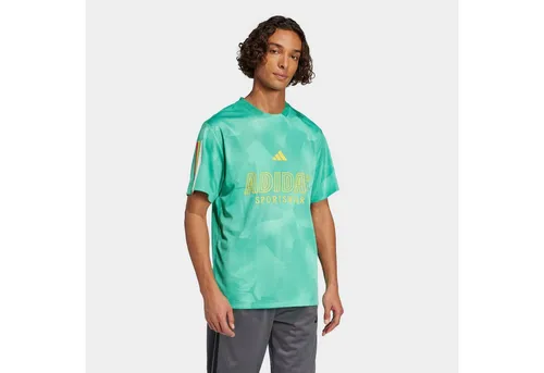 adidas Sportswear T-Shirt M TIRO NP TEE grün S (44/46) - Herren-Shirt aus 100% Polyester, ideal für sportliche Aktivitäten, mit Rundhalsausschnitt und atmungsaktivem Material für optimalen Tragekomfort.
