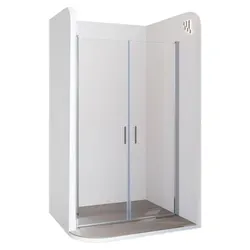 I-flair Duschtür 70x180 cm aus Sicherheitsglas - Elegante Nischenduschabtrennung mit 6 mm Einscheibensicherheitsglas und praktischen Doppelpendeltüren. Ideal für einfachen Zugang und moderne Gestaltung, perfekt für jedes Badezimmer.