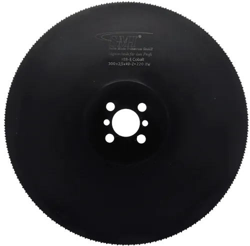 SMI HSS-E Metall-Kreissägeblatt VA 300 x 2,5 x 40 mm 220 Zähne