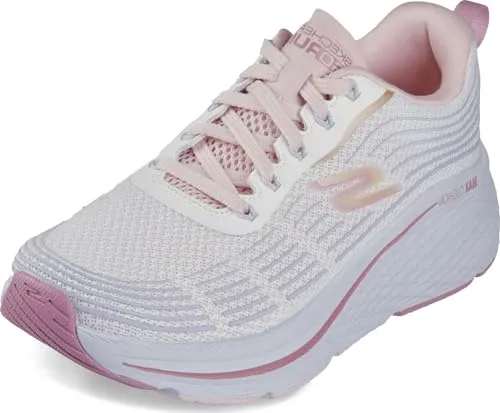Skechers Max Cushioning Elite 2.0 Sportschuhe - Laufschuhe mit außergewöhnlicher Dämpfung und Unterstützung, ideal für lange Läufe und Spaziergänge. Atmungsaktives Mesh-Obermaterial und vegane Materialien sorgen für Komfort und Stil.