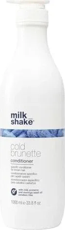 MILK SHAKE COLD BRUNETTE Conditioner 1000 ml für braunes Haar - Conditioner für braunes Haar, spendet intensive Feuchtigkeit und pflegt trockene Spitzen, ideal für strahlenden Glanz und lebendige Farbnuancen.