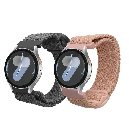 2x Sportarmband für Samsung Galaxy Watch 4 5 6 Galaxy Watch 7 FE Fitnesstracker