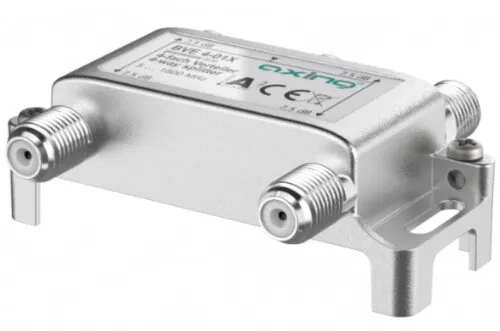 AXING BVE 4-01X 4-fach Verteiler | 7,5 dB | 5 … 1800 MHz | Bauform 01 : 4-fach