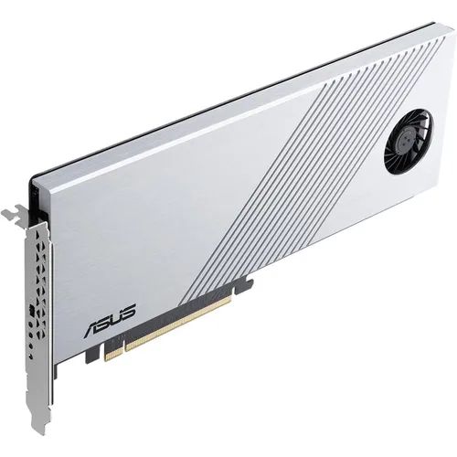 Asus PCI-Express-Karte Hyper M.2 x16 Gen 4 - 4 x M.2 NVMe Slots, hohe Bandbreite von bis zu 256 Gbit/s und effiziente Kühlung für optimale Leistung
