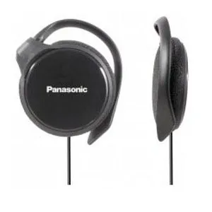 Panasonic RP-HS 46 E-K schwarz - Clip-On Kopfhörer mit 30 mm Treiber, ultraflaches Design (nur 9,9 mm) und ergonomischer Tragekomfort