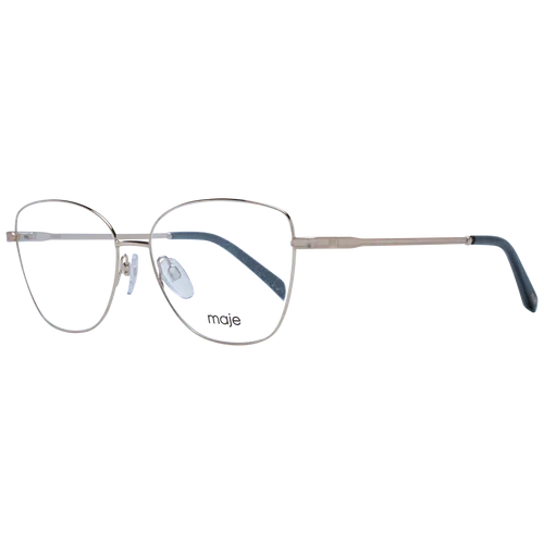 Maje Brille MJ3012 906 54 - Damen - Elegante Damenbrille in Gold mit quadratischem Design. Aus robustem Edelstahl gefertigt, ideal für stilvolle Auftritte. Inklusive Original-Etui für sicheren Transport.