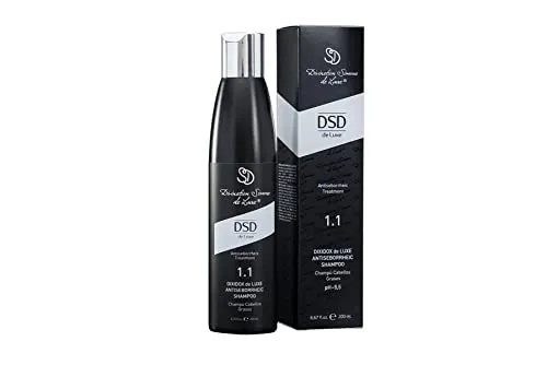 DSD de Luxe 1.1 Dixidox Antiseborrhoe - Fettshampoo 200ml - Shampoos: Kontrolliert überschüssiges Fett und reinigt tiefenwirksam, für gesünderes und revitalisiertes Haar.