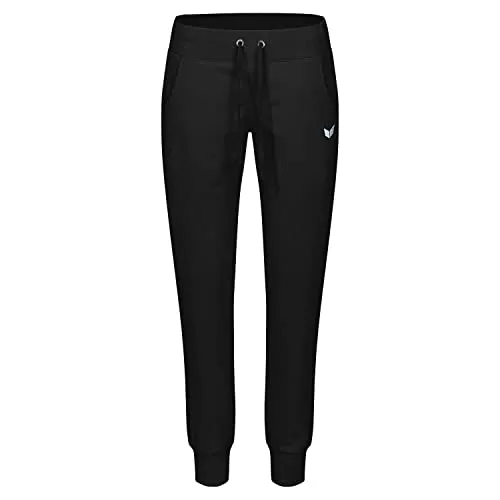 Erima Damen Sweathose mit Bündchen schwarz Größe 42 von ERIMA