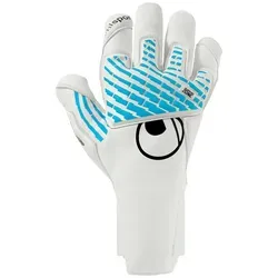 uhlsport Fußball Torwarthandschuhe Fangmaschine Cybertec - Absolutgrip SC - Torwarthandschuhe mit patentiertem ABSOLUTGRIP für hervorragenden Grip und Dämpfung bei jedem Wetter. Enger Schnitt für direktes Ballgefühl und optimalen Tragekomfort.