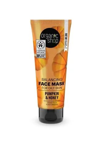 Organic Shop Balancing Face Mask for oily skin Pumpkin and Honey (75ml)