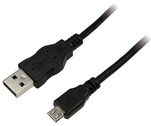 LogiLink USB 2.0 Kabel USB-A - USB-B Micro Stecker 1,8 m schwarz
