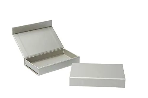 Hochwertige Gutscheinverpackung mit Magnetverschluss 12x7x2 cm, Artikel Farbe:taupe matt, Inhalt:Ohne/Leer
