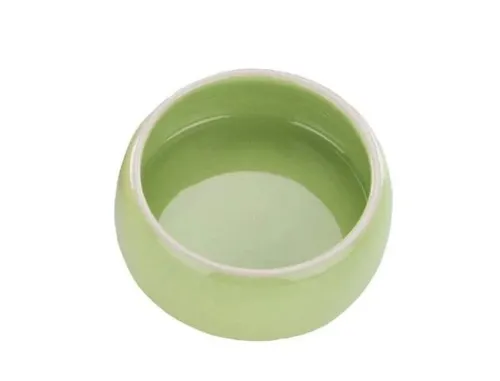 Nobby Keramik Futtertrog 250 ml grün für Hunde Futtertrog