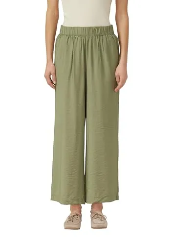 s.Oliver Culotte aus Viskosemix mit Alloverprint - Moderne Culotte aus hochwertigem Viskosemix, bietet eine strukturierte Optik und praktische Eingrifftaschen für einen lässigen Look.