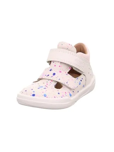 Superfit Superfree weiß/rosa (1010) 22 - Sandalen für Kinder im Fisherman-Style, bieten Schutz und Barfußgefühl. Super leicht und flexibel, mit 2 Klettverschlüssen für optimale Passform.