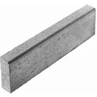 Tiefbordstein Grau 100 cm x 25 cm x 8 cm in grau von EHL