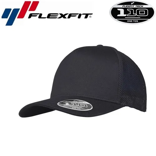 Flexfit 110F One Ten Snapback Red Trucker Cap Uni/One Size Schwarz Schwarz