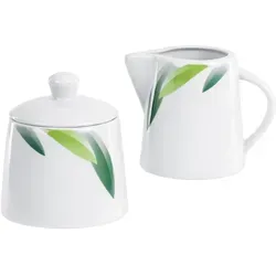 Kaffeeergänzungsset Milchkännchen & Zuckerdose Siena