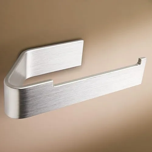 Designfabrik Hamburg Toilettenpapierhalter ohne Bohren in silber von Designfabrik Hamburg