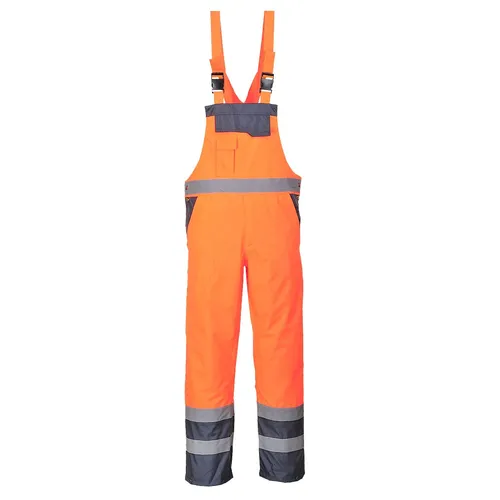 Portwest Kontrast Latzhose in orange von Portwest