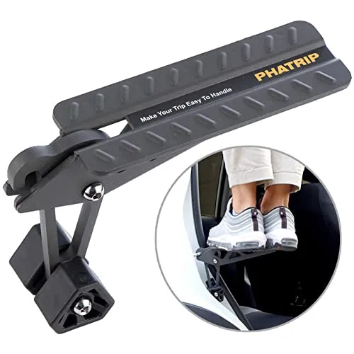 PHATRIP Klappbare Autotür Pedal - Universelle Türstufe für Dachzugang - Praktische Wohnmobiltrittstufe für mühelosen Zugang zum Autodach. Ideal für das Beladen von Dachboxen und Sportgeräten, mit einer Tragkraft von 180 kg und kratzfestem Design.