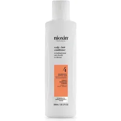Nioxin System 4 Scalp + Hair Conditioner 300 ml - Haarspülung für gefärbtes und geschädigtes Haar, spendet Feuchtigkeit, verbessert die Haarstruktur und verleiht Elastizität sowie Volumen für gesundes, glänzendes Haar.