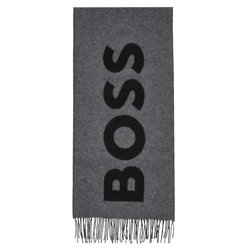 BOSS Rikard Schal 35*180 cm - Eleganter Schal aus 80% Wolle und 20% Polyamid, ideal für stilvolle Akzente an kalten Tagen.