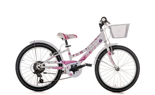 VENICE - I love Italy Kinderfahrrad, SHIMANO 6-Gang Kettenschaltung, Mädchenfahrrad PAPILLON 20 Zoll