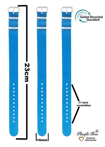 Uhrenarmbänder Blau von Pacific Time
