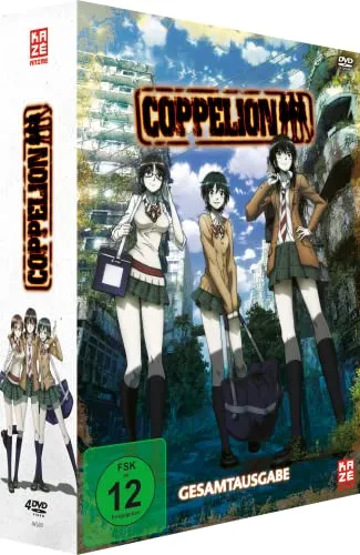 Coppelion - Gesamtausgabe - [DVD] - Packende Anime-Serie über drei Mädchen mit besonderen Fähigkeiten, die in einer post-apokalyptischen Welt kämpfen. Freigegeben ab 12 Jahren.