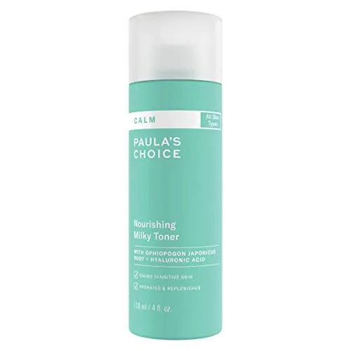 Paula's Choice CALM Nourishing Milky Gesichtswasser - Beruhigt Rötungen & Spendet Feuchtigkeit - Gesichtsreiniger für alle Hauttypen, spendet sofort Feuchtigkeit und stärkt die Hautschutzbarriere. Ideal für empfindliche Haut und Rosazea, mit hautberuhigendem Allantoin.