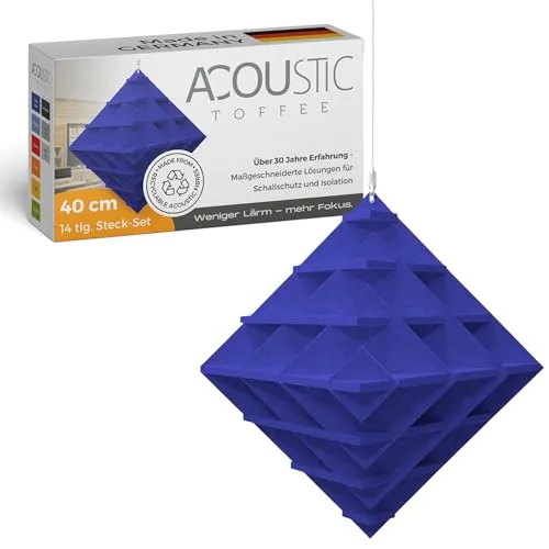 platino24 „CUBO“ 3D-Akustik-Objekt für optimale Raumakustik - Verbessern Sie die Raumakustik mit dem 