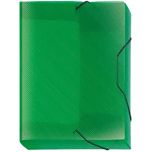 VELOFLEX Heftbox Crystal 3,0 cm transparent grün, 1 St.