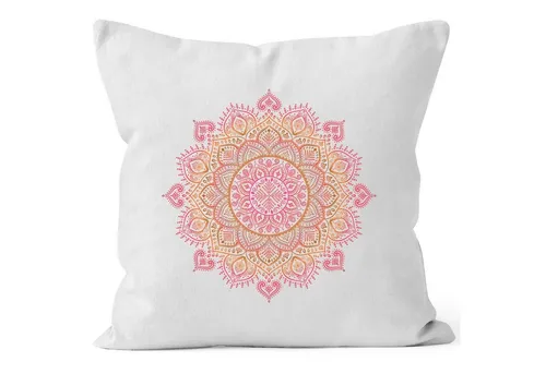 Autiga Dekokissen Kissenbezug Kissen-Hülle Mandala Ethno Boho Bohemian 40x40 Baumwolle Autiga®