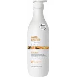 Milk Shake Moisture & More Shampoo 1000 ml - Shampoo für intensive Feuchtigkeit, ideal für trockenes Haar. Großes 1000 ml Volumen für langfristige Pflege und Glanz.